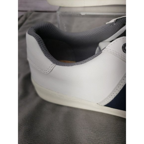 Chaps Hodge Ross Sneakers Shoes Cream White Navy Mens Size 10.5 10 1/2 - Picture 8 of 11